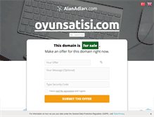 Tablet Screenshot of oyunsatisi.com